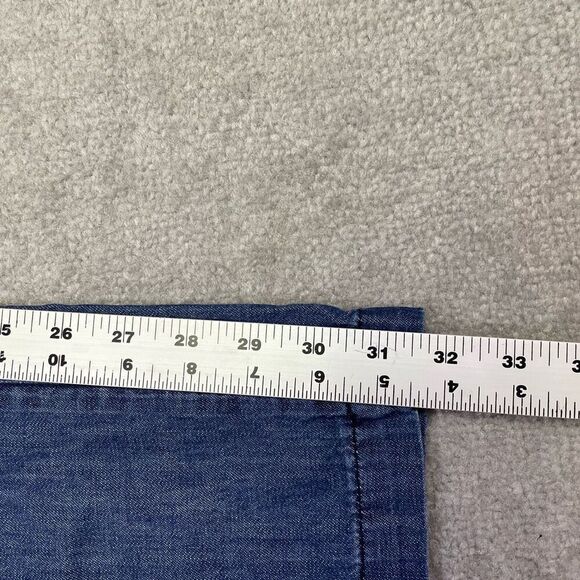 Joe's Womens High-Rise Stretch Straight Leg Jeans Blue Denim Medium Wash Size 25 - Picture 7 of 7